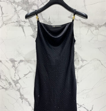 versace satin hot diamond suspender dress replica clothing