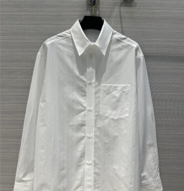 celine jacquard white striped large shirt replica d&g clothing