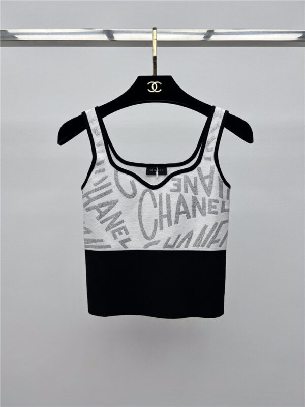 chanel hot diamond logo vest replica d&g clothing