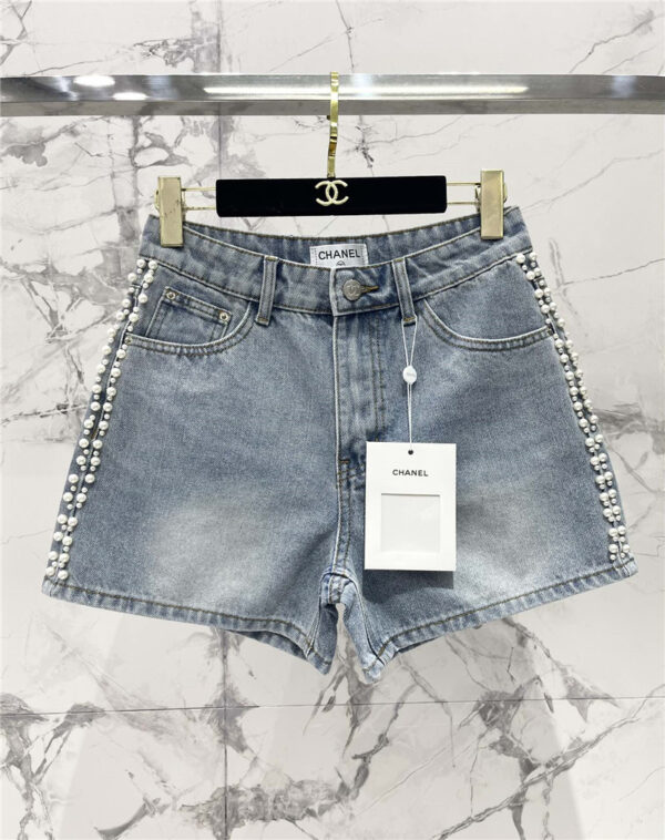 chanel beaded shorts on both sides replica d&g clothing