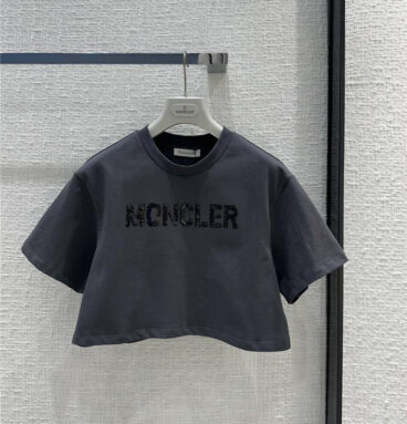 moncler embroidered letter logo short T-shirt replica clothes