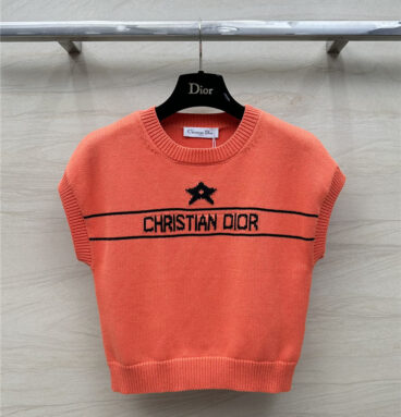 dior half sleeve knitted sweater replica d&g clothing