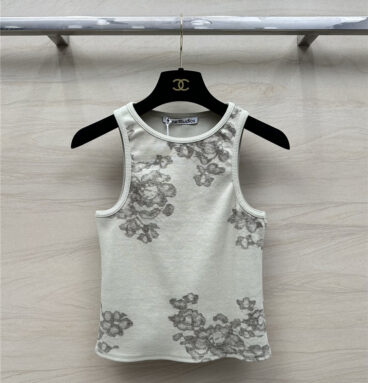 acne studios lace print vest replica d&g clothing