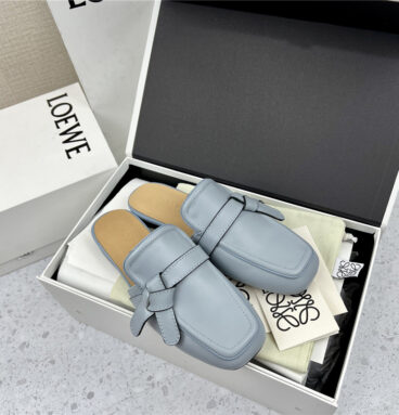 loewe bow mules slippers replica designer shoes