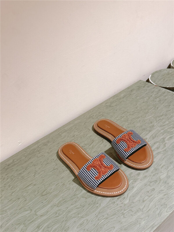 celine british style flat sandals slippers margiela replica shoes