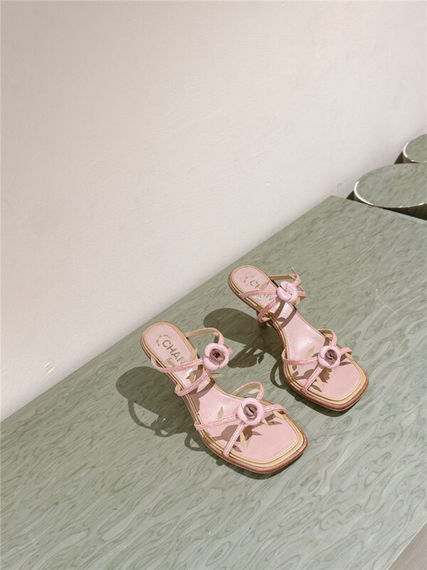 Chanel Camellia Series Sandals best replica shoes website