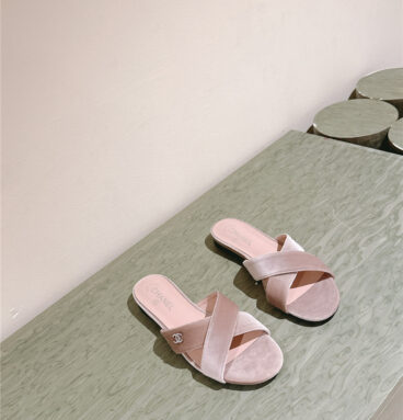 Chanel flat velvet slippers Maison Margiela replica shoes