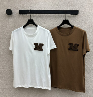MaxMara M letter short sleeve T-shirt replica designer clothes