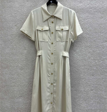 celine shirt-style button-down dress replica designer clothes