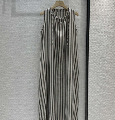 the row round neck striped vest dress replica d&g clothing
