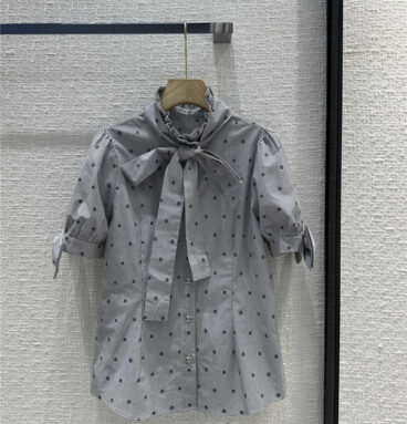 Chanel rhinestone button shirt replica designer clothes