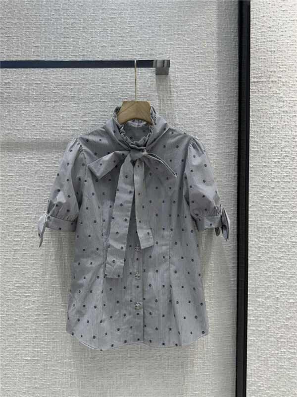 Chanel rhinestone button shirt replica designer clothes