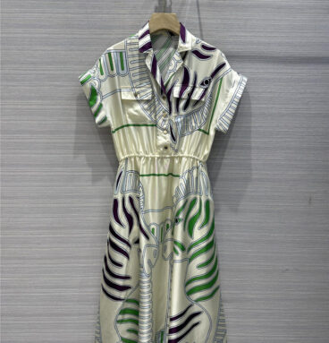 tory burch position print silk dress replica d&g clothing