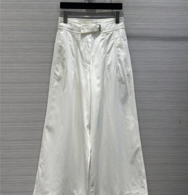 dior denim cotton wide leg pants cheap replica designer clothes