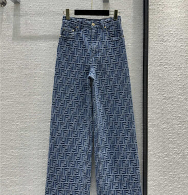 Fendi straight wide-leg pants replica clothes