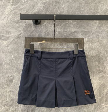 miumiu pleated loose short mini skirt replica d&g clothing