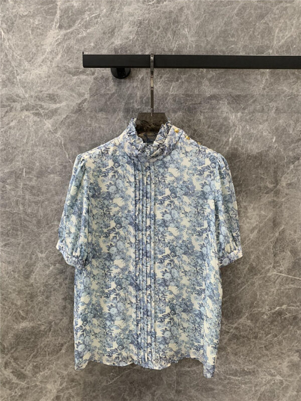 celine silk floral shirt replica designer clothes