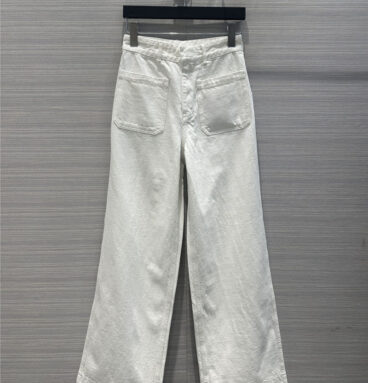 dior straight white jeans replica d&g clothing