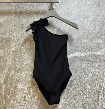 Chanel one-shoulder swimsuit replica designer clothes