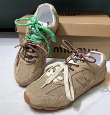 miumiu co-branded sneakers