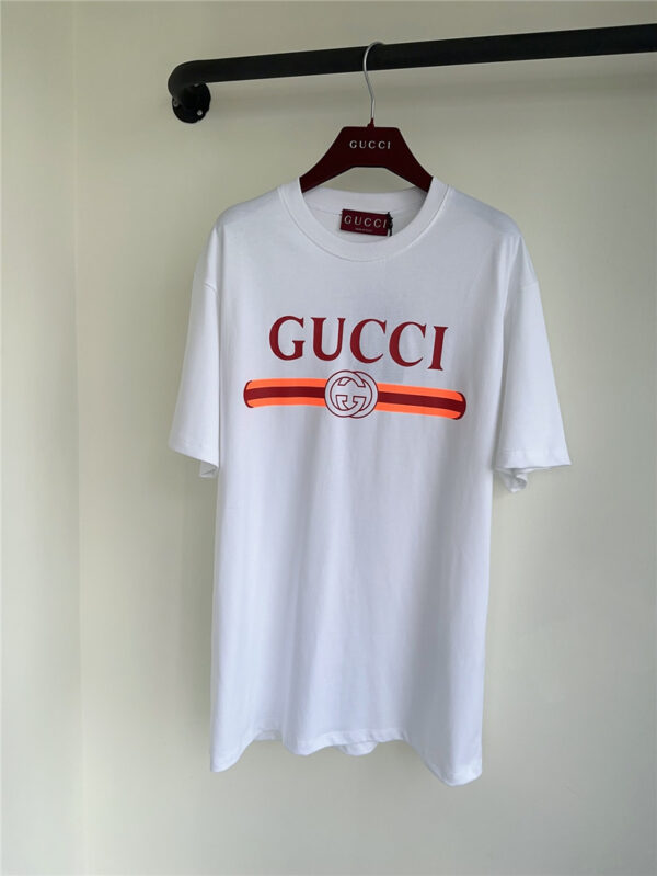gucci classic monogrammed short sleeve t-shirt