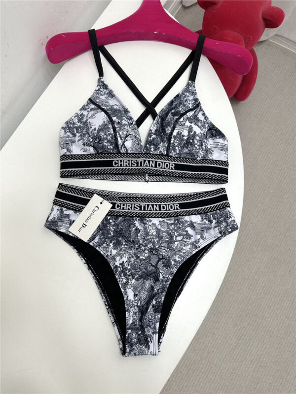 dior jungle print swimsuit