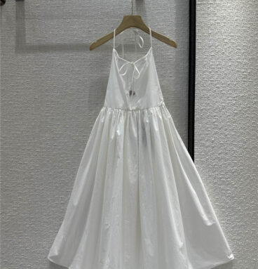 Dolce & Gabbana d&g backless white dress replica clothing