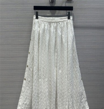 louis vuitton LV jacquard long skirt replica clothing