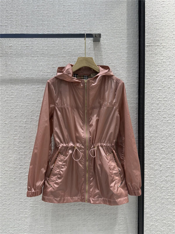 Burberry hooded zipper sun protection small jacket replica clothes