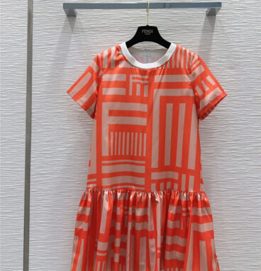 Fendi summer print series dress replica d&g clothing