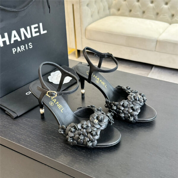 Chanel stiletto sandals replica designer shoes