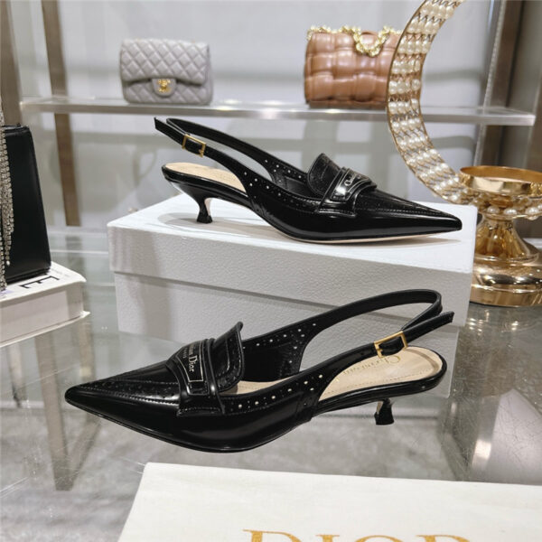 dior pointed toe mule women's shoes replica shoes
