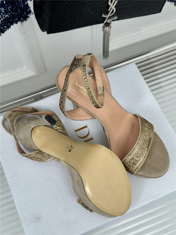 dior waterproof platform high heel sandals replica designer shoes