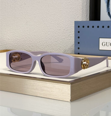 gucci new narrow frame sunglasses