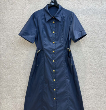 dior short sleeve button dress replica clothes