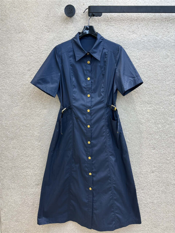 dior short sleeve button dress replica clothes