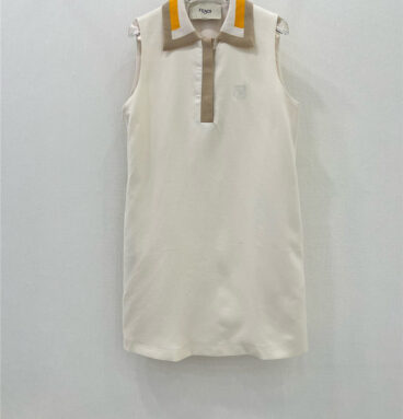 Fendi embroidered lapel vest dress replica designer clothes