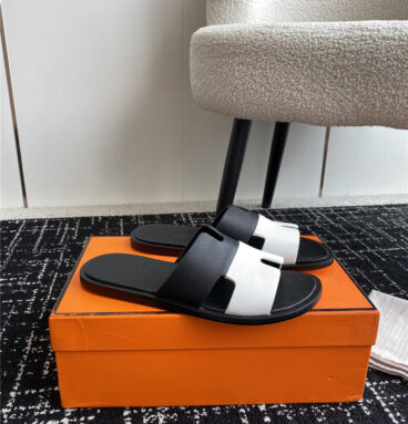 Hermès vintage second uncle slippers replica designer shoes