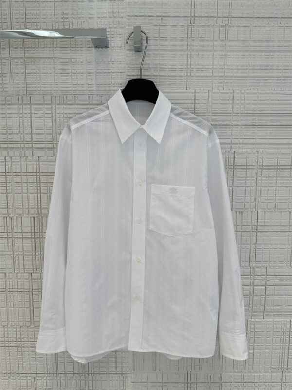 celine yarn-dyed sky blue striped shirt replicas clothes