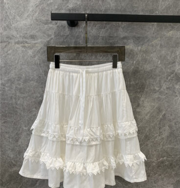 Chanel embroidery patchwork puffy skirt replica clothes