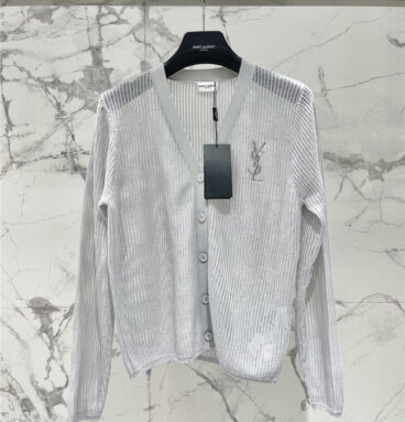 YSL new knitted cardigan cheap replica designer clothes