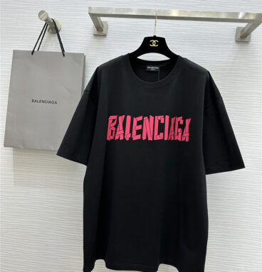 Balenciaga printed short-sleeved T-shirt replica clothes