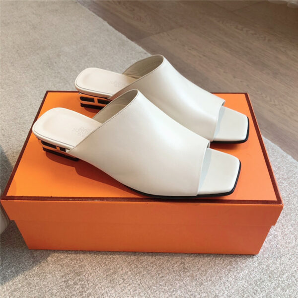 Hermès flat slides maison margiela replica shoes
