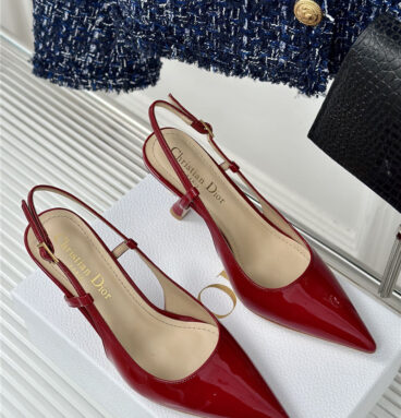 dior pointed toe high heel slippers replica shoes