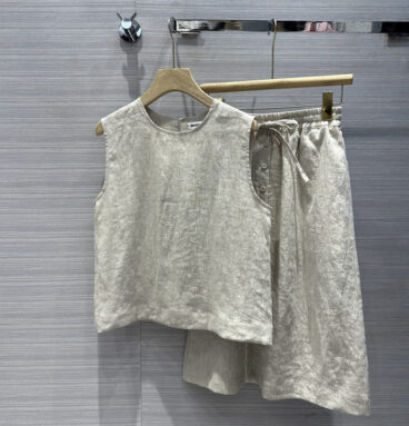 jil sander minimalist cotton and linen suit replica clothing sites