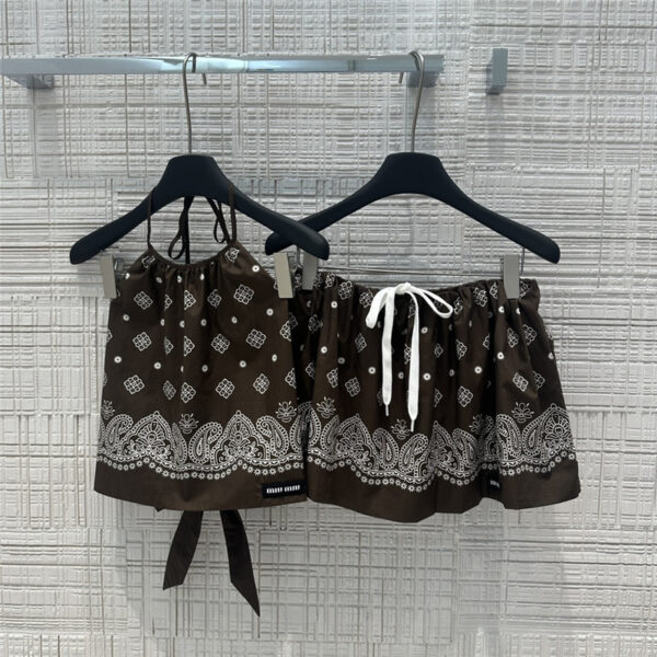 miumiu backless camisole + miniskirt set replica clothing sites