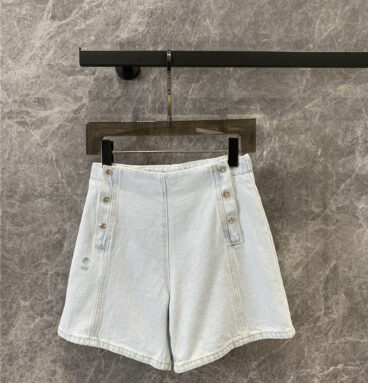 dior double breasted denim shorts replicas clothes