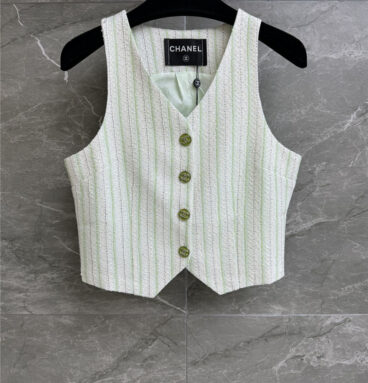 Chanel striped vest replica clothing sites