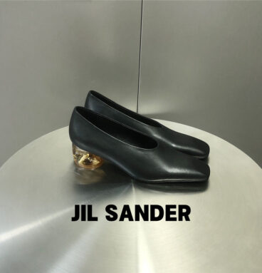 jil sander crystal heel square toe shoes best replica shoes website