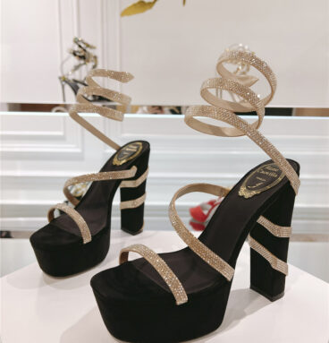 rene caovilla new high heel sandals best replica shoes website